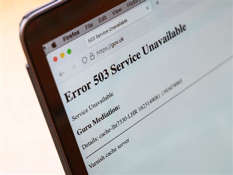 503 service temporarily unavailable meaning