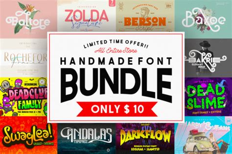 Download 504+ All Store Handmade Fonts Bundle Images Cut Files