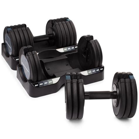 50lb adjustable dumbbell set