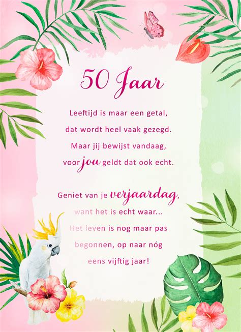 50ste verjaardag man gedicht