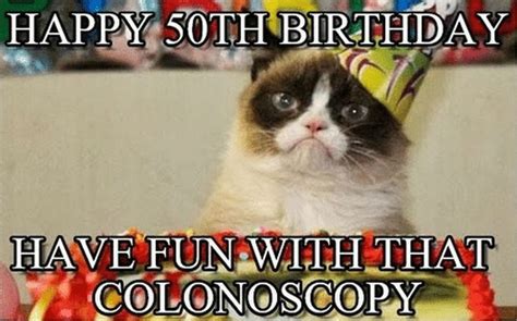 50th Birthday Grumpy Cat
