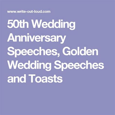 50th Wedding Anniversary Speech For Parents 4 Easy Tips