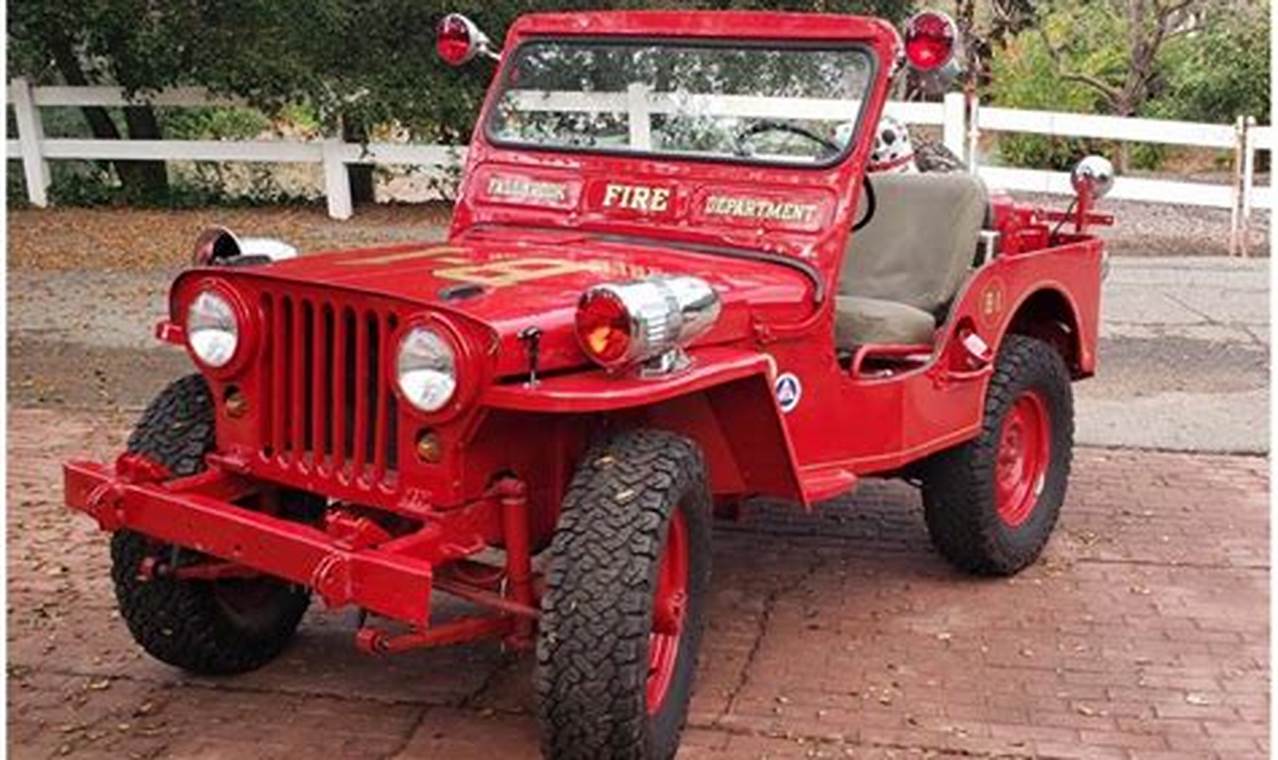 51 willys jeep for sale