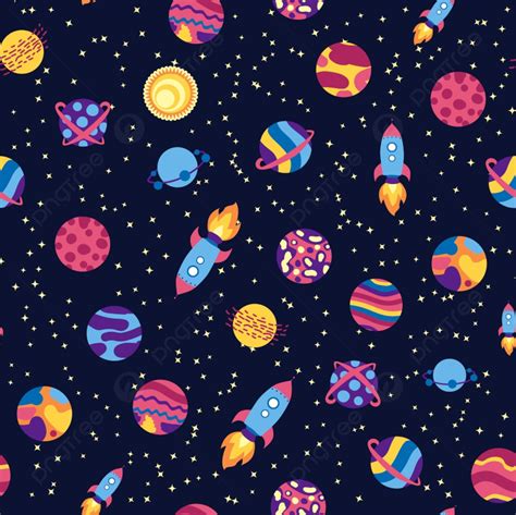 Download 510  Seamless Space Pattern Bundle Background Creativefabrica DXF Files
