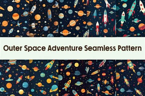 Download 510+ Seamless Space Pattern Bundle Background for Cricut Machine