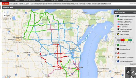 511 wi road conditions map