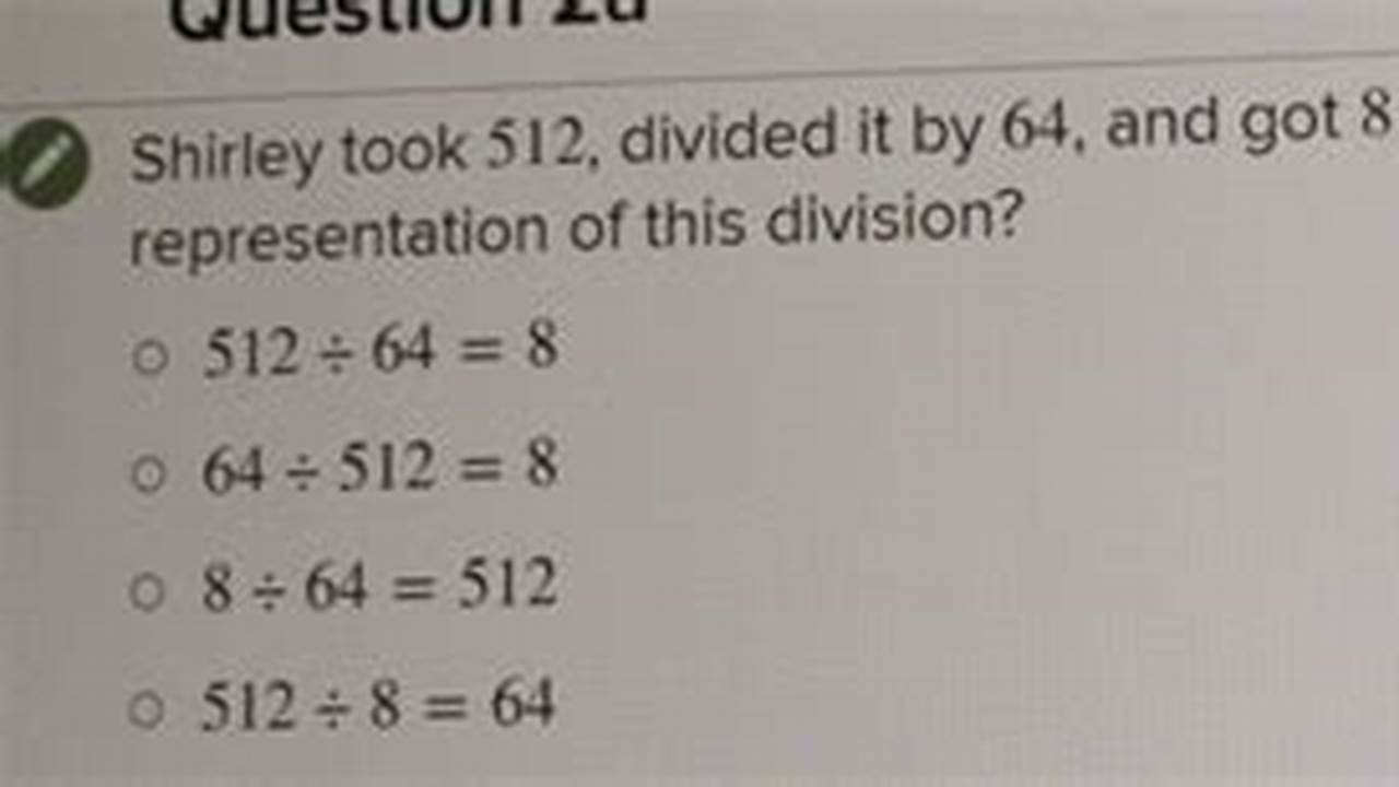 512 Divided By 64