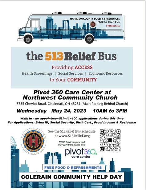 513 Relief Bus Calendar