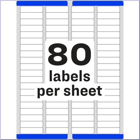 Avery 30 Label Template Address label template, Return address labels