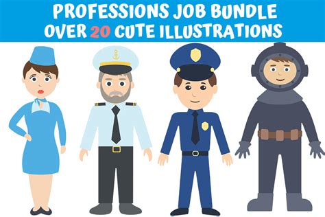 Download 530  Professions Job Bundle Pics Commercial Use DXF Files