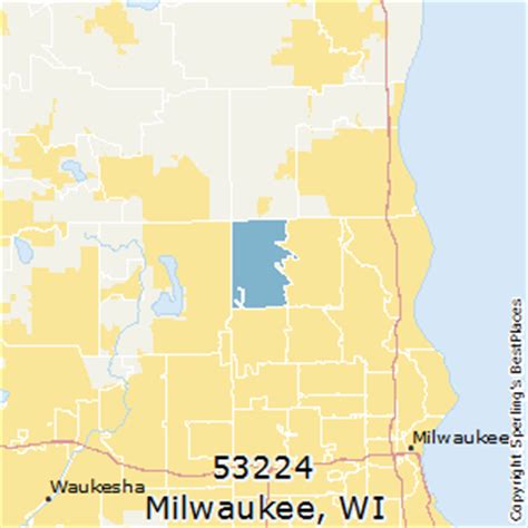 53224 Zip Code Map