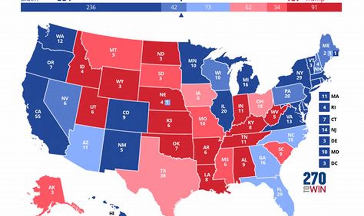 538 Presidential Polls State Map 2024