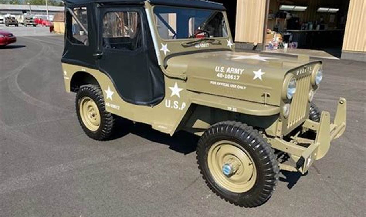 54 willys jeep for sale