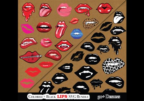 Download 54 Lips Bundle Crafts