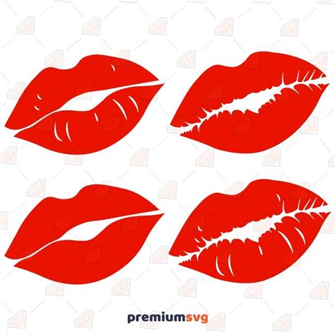Download 54 Lips Bundle Files For Crafts