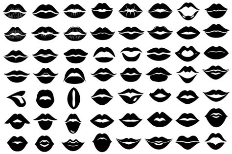 Download 54 Lips Bundle Silhouette