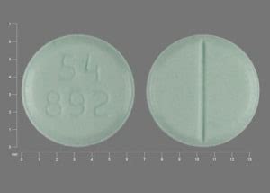 54892 pill green