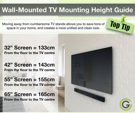 How High Should a TV Be Mounted? The Plug HelloTech in 2021 Tv viewing height, Mounting