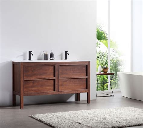 55 double sink vanity