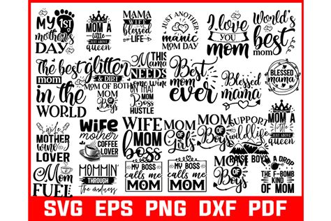 Download 552  Mother's Day Bundle PSD Creativefabrica Free PSD Mockups