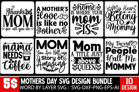 Download 552+ Mother's Day Bundle PSD for Cricut Machine