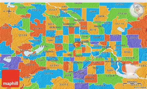 55405 Zip Code Map