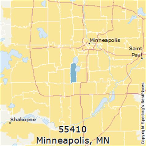 55410 Zip Code Map