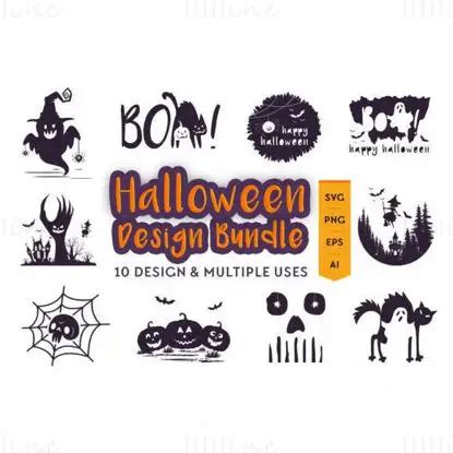Download 556+ Unique Halloween Pattern Design Bundle Pics Cut Files