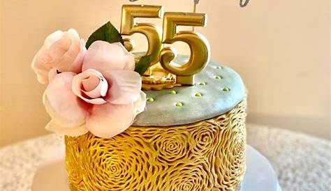 55th Birthday Cake Design 55Th