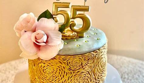 55th Birthday Cake Designs 55Th