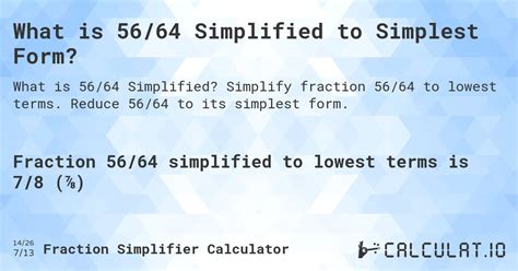 56 64 simplified