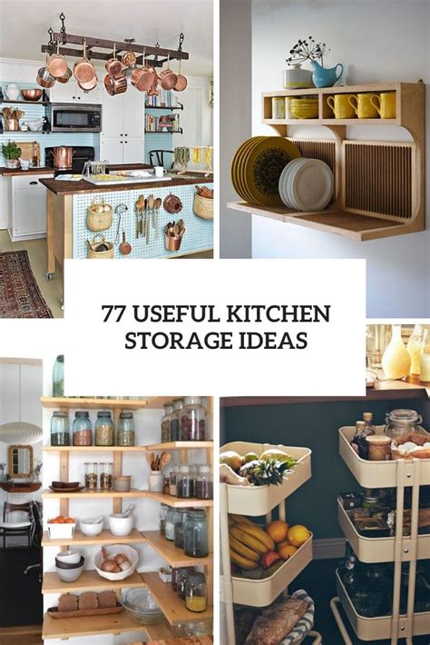 56 Useful Kitchen Storage Ideas DigsDigs