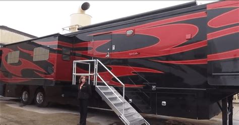 Experience Unmatched Luxury on the Road with the 57-Foot Fifth Wheel Camper - Your Ultimate Travel Companion!