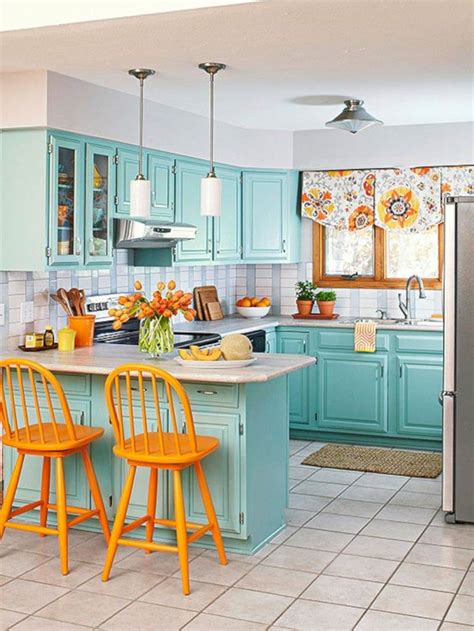 30 lovely colorful kitchen decorating ideas in 2020 (with images