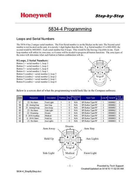 Honeywell 58344 How to Program into the L5200 System? YouTube