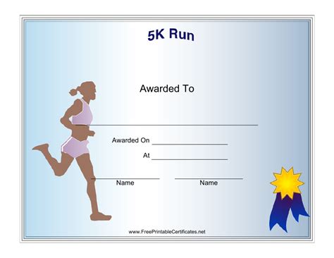 5K Race Certificate Templates Free [7+ BEST Choices in 2019]