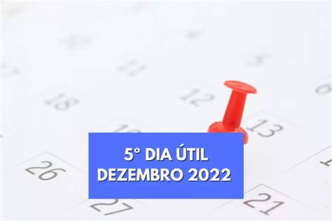 5o dia util dezembro 2023