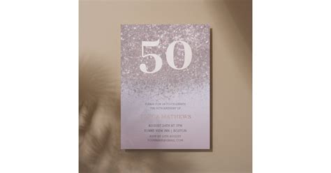 5oth Birthday Invitation Templates