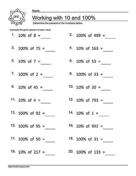 Math Worksheets For 5th Grade Decimals 5th grade