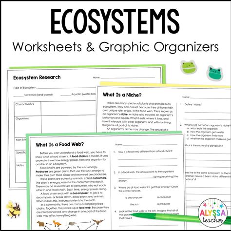 5Th Grade Science Ecosystem Worksheets For 2023