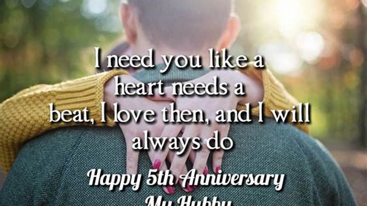 Happy 5th Anniversary Quotes Images Wishes 2020 Best Collection
