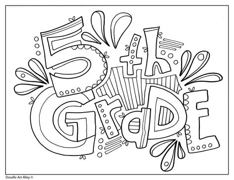 5Th Grade Coloring Pages Free Printables