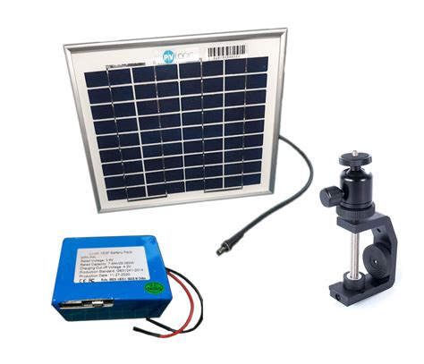 5v 1a solar panel with battery
