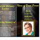 6 Page Funeral Program Template