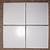 6 inch square bathroom tiles