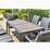 LG Outdoor Milan 6Seat Extendable Garden Table and Chairs Dining Set