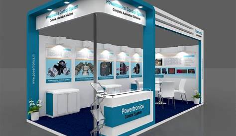 6 X 3 Stall Design Exhibition Stand Booth xm Height 50cm Side D