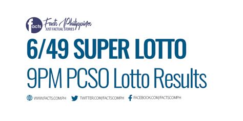 6/49 lotto result today 9pm