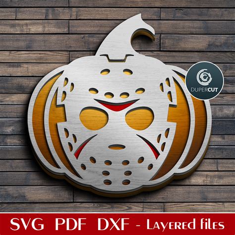Download 6 Halloween Designs for Mask Commercial Use DXF Files