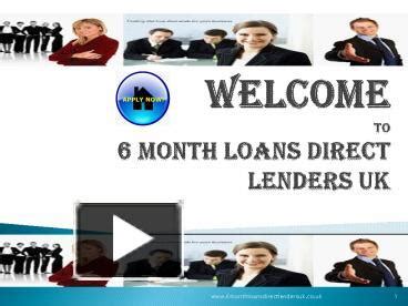 6 Month Loans Direct Lenders